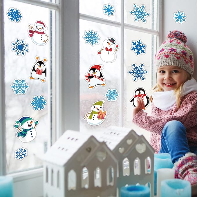 Winter Bulletin Board Decorations Winter Wonderland Paper Cutouts for Classroom Sliding into Winter Bulletin Board Set Snowflake Penguins Xmas Party Themed Cutouts for School Wall Door Decor