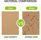 AKTOP Cork Board Bulletin Board 12x12, 1/2" Thick Cork Board Tiles 12 Pack, Small Square Pin Board for Wall, Self Adhesive Corkboards with 120 Push Pin Wood Clips for School, Home & Office