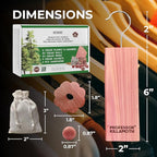 61 Pack Cedar Blocks, Sachets, Rings, Balls - Stop Clothes Damage - The Ultimate Cedar Collection to Protect Your Clothes