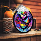 Jocidea Bat Hanging Ornament Glass Ornament - Christmas & Halloween Decoration - Keepsake Gift
