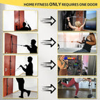 Door Anchor Strap and Resistance Bands for Working Out with Handles, Strength Training Equipment Exercise Bands for Full Body Workout, Non-Slip Multi Point Attachment for Home Gym Fitness
