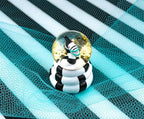 Beetlejuice Sandworm Mini Light-Up Snow Globe with Swirling Glitter Display | 3 Inches Tall