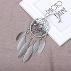 Feather Dream Catcher Car Interior Rearview Pendant