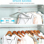 Clothes Hangers 30 Pack Coat Hangers Non Slip Wire Hanger Clothing Heavy Duty Seropy Metal Hangers Space Saving Ultra Thin of Stainless Steel Hanger