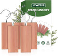 ACMETOP 20 Pack Cedar Hang Ups,100% Natural Rectangular Cedar Blocks for Clothes Storage