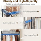 Whitmor Modern Industrial Wardrobe