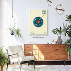 Japanese Wall Art - Retro Japanese Music Poster - Japanese Music Picture Prints Modern Ukiyo-e Decor Poster for Japanese Home Bedroom Decorations Artwork24x36in Framed