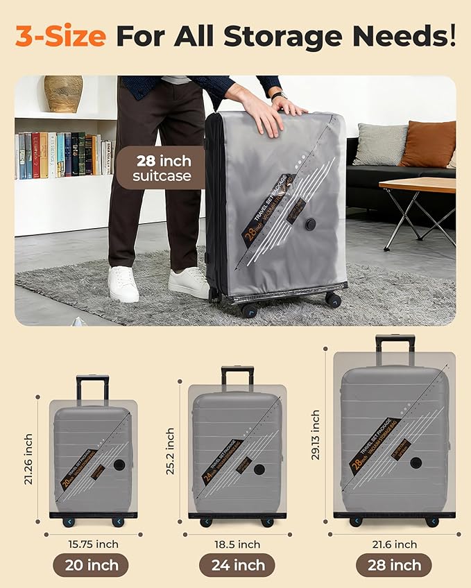 BAGSMART Rechargeable Wireless Pump Travel Storage Bags Set, Portable Space Saver Bags for Travel & Home, Vacuum Compression Seal Bag for Clothing- 15 combo bags
