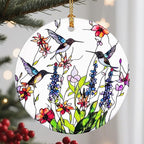 Hummingbird Hanging Ornament, Christmas Ornaments, Xmas Decorations for Tree, Ornaments for Christmas Tree, Holiday Ornament, Hummingbird Gifts, Holiday Party Gifts, and Xmas Gift Ideas