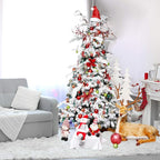 ROSELEAF 30ct 2.36" Shatterproof Christmas Tree Ornaments - Red, Green, Gold Plastic Hanging Balls - Christmas, Wedding And Engagement Occasion