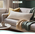 Pillowflex Premium Polyester Throw Pillow Insert - 20x26 - Ultra Soft Large Rectangle Throw Pillow, Couch Sham, Lumbar, Back, Sofa - Machine Washable - Decorative Accent Form - 1 Soft Pillow