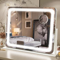FENNIO Vanity Mirror with Lights 22''x17'' Makeup Mirror with Lights,Vanity Mirror Touch Screen with 3-Color Lighting,Dimmable,for Vanity Desk Tabletop