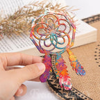 Framendino, 80 Pack Wooden DIY Dream Catchers Kits Decorative Hanging Ornaments to Paint for Home Tree Decor