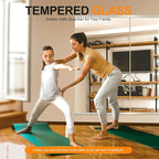 Delma Home Gym Mirror,54''x28''x2PCS Silver,Large Full Body Tempered Glass Frameless, Wall-Mounted for Gym, Yoga, Garage, Bedroom, Bathroom