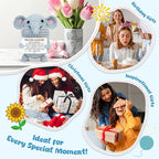 OASSIE Thank You Gifts for Women - Mini Positive Crochet Animals Elephant - Inspirational Birthday Preschool Kindergarten Graduation Gifts Trendy Stuff for Teen Boys Girls Kids Friend Daughter Sister