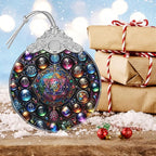 Alchemy Stained Glass Hanging Ornament - Christmas Tree Decoration Idea
