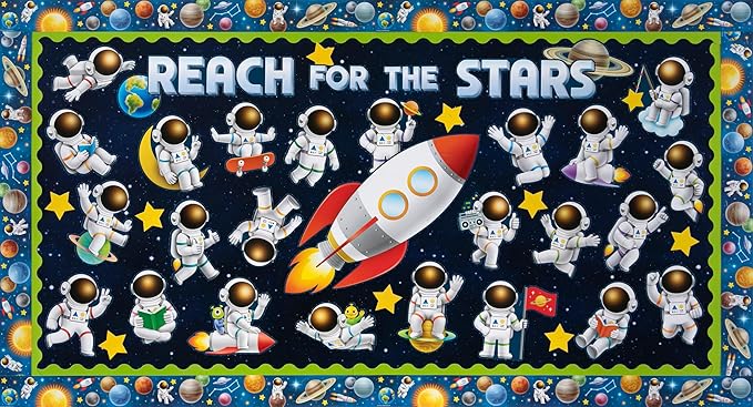 Teacher Created Resources Night Sky Better Than Paper Bulletin Board Roll (TCR77897)