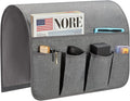 Sofa Armrest Organizer, Remote Control Holder for Recliner Couch, Arm Chair Caddy with 6 Pockets for Magazine, Tablet, Phone, iPad
