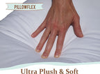 Pillowflex Premium Polyester Throw Pillow Insert - 30x30 Ultra Soft Square Throw Pillow, Couch Sham, Lumbar, Back, Sofa - Machine Washable - Decorative Accent Form - 1 Soft Pillow
