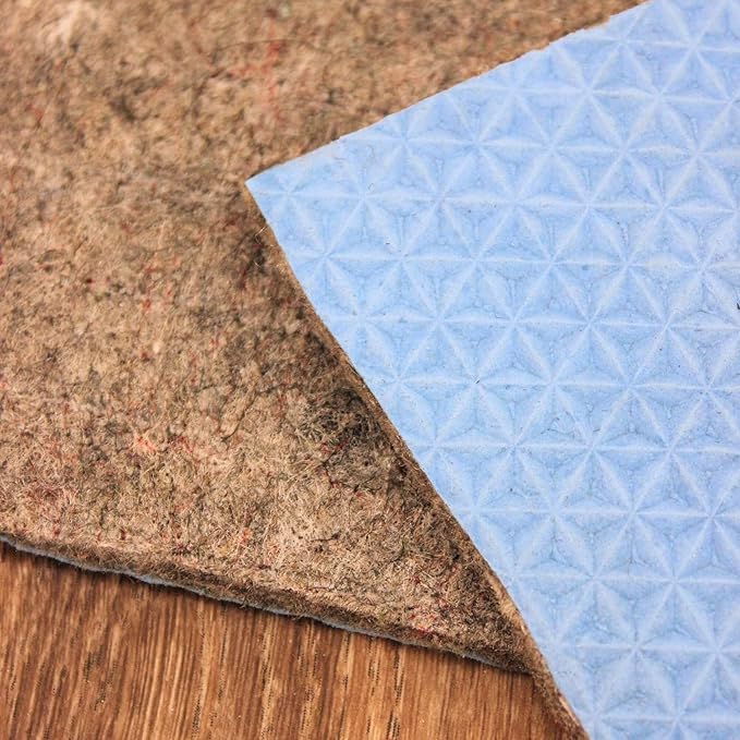 KOECKRITZ RugLock 11' x 14' Rug Pad – Non-Slip Felt & Rubber Dual Surface Rug Gripper, 0.345" Thick Cushion, Strong Grip Floor Protection, Safe for All Floors