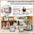 DETIHO Farmhouse Kitchen Decor Wooden Plaque, Above Cabinet Decor, Rustic Wooden Sign with Iron Stand for Home Kitchen Table Shelf Decoration - G03