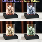3D Crystal Photo,Personalized for Mom,Wife,Grandma, Husband Great with Your Own Photo,Customized Anniversary, Birthday