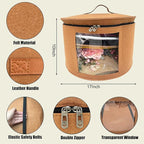 Hat Storage Box,Hat Boxes for Women Storage,Cowboy Hats Holder for Travel,Wide Brims Hat Carrier Case,Stuffed Animal Toy Organizer,Hat Box Closet Organizers and Storage,Hat Boxes for Men