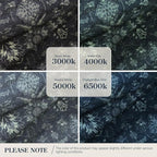 Lahome Navy Blue 8x10 Area Rugs for Living Room,Boho Machine Washable Dining Room Area Rugs,Dark Vintage Thin Stain Resistant Carpets for Bedroom Dorm Home Office