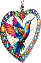 Hummingbird Gifts for Women, Hummingbird Christmas Ornaments, Mom Gift for Bird Lovers, Hanging Decor for Tree Window Home Decorations, Bird Christmas Ornament, Housewarming Gift