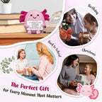 OASSIE Kindergarten Graduation Gifts for Kids - Positive Crochet Animals Axolotl - 6 7 8 9 10 11 12 Years Old Inspirational Birthday Preschool Teen Girl Gifts Trendy Stuff for Kids Teens