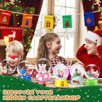 Mifoci 12 Pcs 4 Inch Empty Snow Globe Clear Fillable Water Globe with Screw Off Cap Empty Valentines Day Plastic Snow Case for DIY Crafts Home Decoration Display Plant