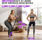 Multifunction Foot Pedal Resistance Band, Portable Leg & Arm Workout Equipment for Full Body Strength, Yoga, Pilates, Physical Therapy & Stretching, Core/ABS Ab Machine for Home Gym
