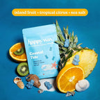 Happy Wax Best Sellers Collection: Natural, Non-Toxic Scented Soy Wax Melts – Total 6oz Variety Pack: Lemon Verbena, Coastal Tide, Eucalyptus Spearmint