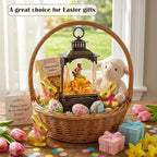 Empty Tomb Easter Scene and Cross Decoration Easter Snow Globe Resurrection Scene Cross Jesus Tomb Tray Jesus Nativity Scene Easter Decorations for Home Christian Gifts