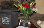 Shoe Cover Box - Welcome Guests to Please Cover Shoes. Indoor Foldable Storage Bin to Fill w/your Favorite Booties. For Homeowner, Real Estate Agent, Realtor Open House Supplies | 1 Grey & White