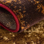 Unique Loom Barista Collection Area Rug - Kouillou (7' 1" x 10' Rectangle, Multi/ Brown)
