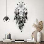 Dream Catchers for Adults Black Dream Catchers Large Dream Catcher Boho Dream Catcher Wall Decor for Boys Teen Room Decor Dorm Living Room Hanging Decoration Festival Gifts