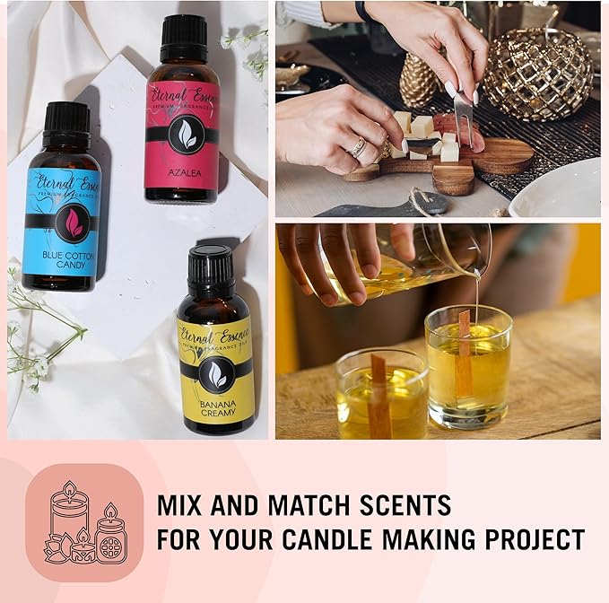 Eternal Essence Oils 2 Pack 30ml Premium Fragrance Oil - Dark Embrace & Sugar Kiss - for Candle, Soap Making, Aromatherapy, Diffusers, Home Care, & Humidifiers
