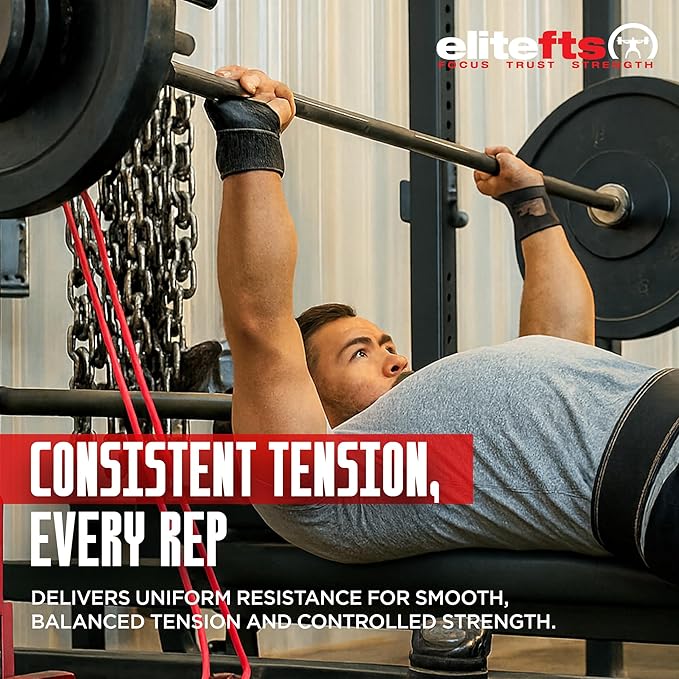 EliteFTS Pro Resistance Band - Boost Core Stability and Flexibility with This Portable, Joint-Friendly Tool