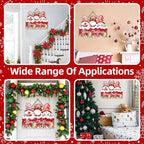 Hatzelou 1PCS Merry Christmas Sign for Wall, Cute Snowman Wooden Sign for Front, Merry Chrismas Welcome Sign, Perfect for Winter Farmhouse Garden Porch Decoration, Christmas Party Decor Supplies