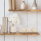 Creative Scents Rustic Luxe Decorative Tray and Orb Set - Centerpiece Table Decorations for Coffee Table Decor - Modern Farmhouse Decor - Decorative Accents Bowl with Balls for Dining Table Decor
