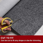 Waterproof Rug Pad, 5x7 ft Area Rug Non-Slip Carpet Pad, Non-Slip Rug Pads for All Floors and Finishes, Felt Pad for Hardwood Floors, Keeps Carpets in Place Soft and Safe