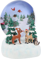 Precious Moments 241718 Rudolph The Red-Nosed Reindeer I’m Fawn’d of You Resin/Glass Musical Snow Globe