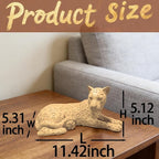 Cheetah Statue Home Decor Sculpture, Sitting Cheetah Desktop Ornament,Handmade with Resin,Office countertop Decoration,Suitable for Living Room, Dining Table, Bedroom