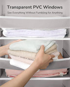ULG Over The Door Organizer with 6 Large Pockets 12 Side Pockets, 50lbs Weight Capacity Door Hanging Organizer for Bedroom, Bathroom, Pantry, Nursery Storage, Gray