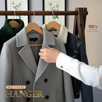 Utopia Home Premium Wooden Hangers 30 Pack - Heavy Duty & Durable Coat Hanger - Wood Hanger with 360-Degree Rotatable Hook - Clothes Hangers with Non-Slip Shoulder Notches For Shirts & Coats (Natural)