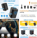 Vacuum Bags for Travel, IP67 Reusable Vacuum Seal Bags for Clothing with Electric Pump, Vacuum Seal Packing cube for Suitcases, Backpack & Travel (2PC+Pump)