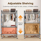 Whitmor Modern Industrial Wardrobe