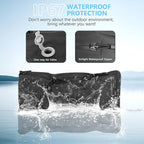 2PC Professional Vacuum Bags for Travel, Dobaly IP67 Reusable Vacuum Compression Bags for Suitcases and Backpack Space Saver Vacuum Bags Lightweight&Durable(2 Medium No Pump)