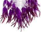 Large Rattan Dream Catchers - Modena Rooster Feather with Luxury Pearl, Multiring, Handmade Dreamcatcher for Bedroom, Dream Catcher for Girls, Dream Catchers for Boys, Dream Catcher Wall Decor